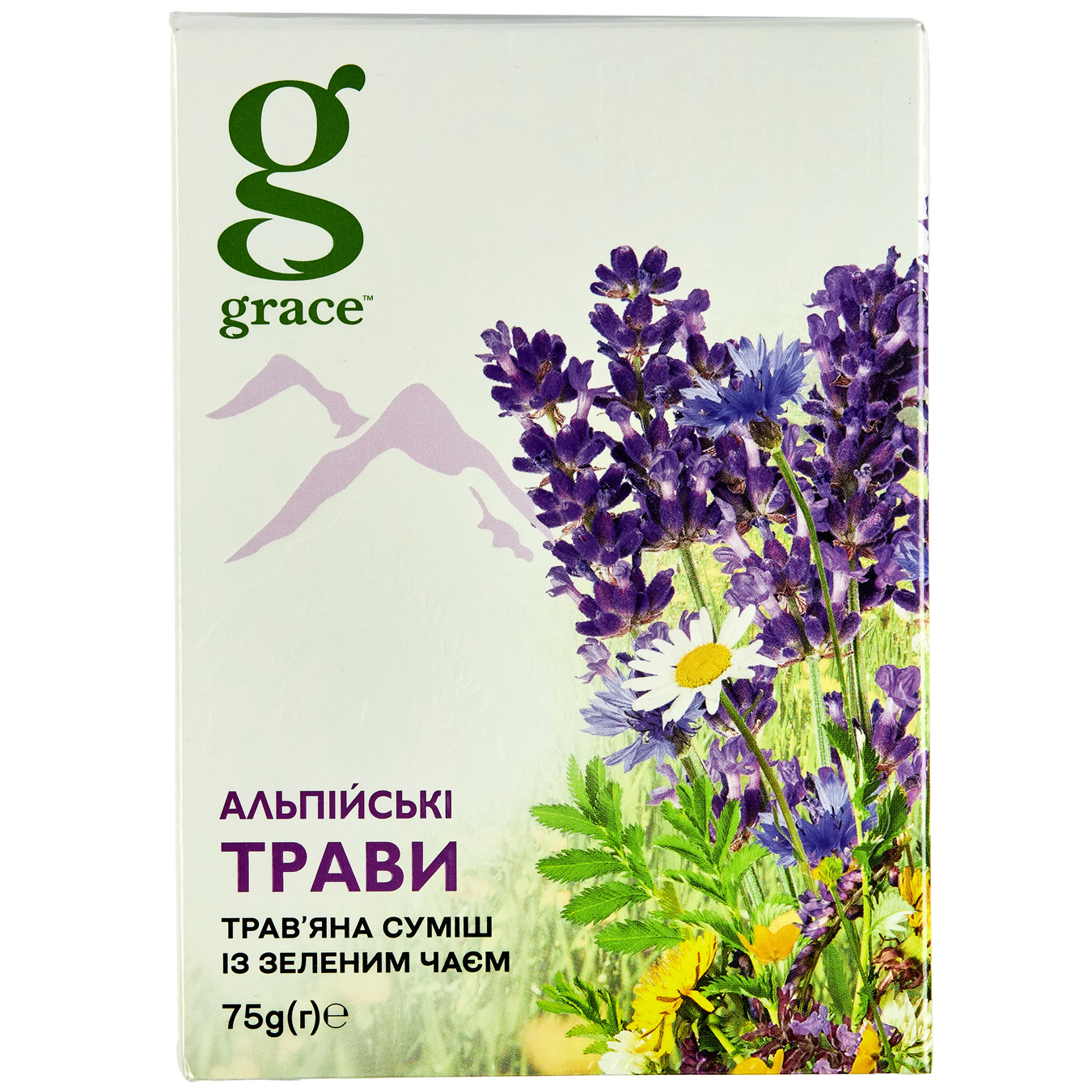 Чай зелений Альпійські трави Grace 75г