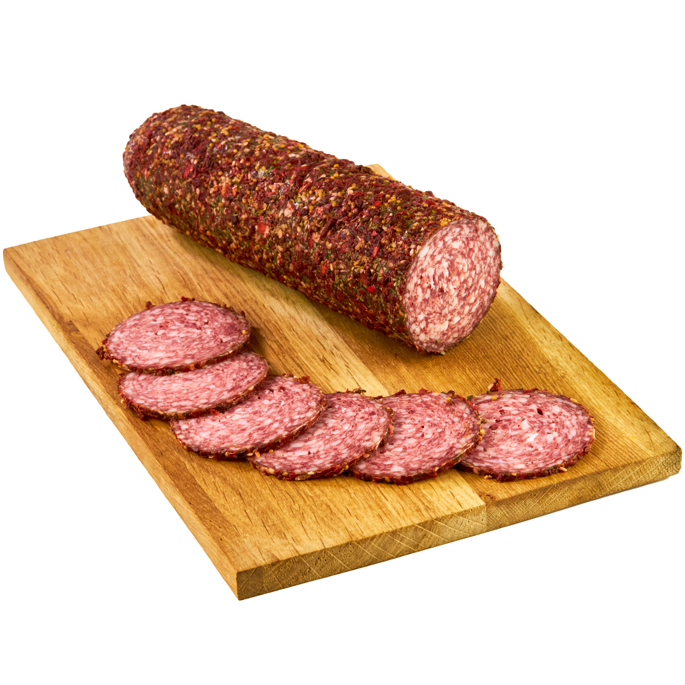 Korzhivsʹkyy m'yasokombinat sausage French raw smoked