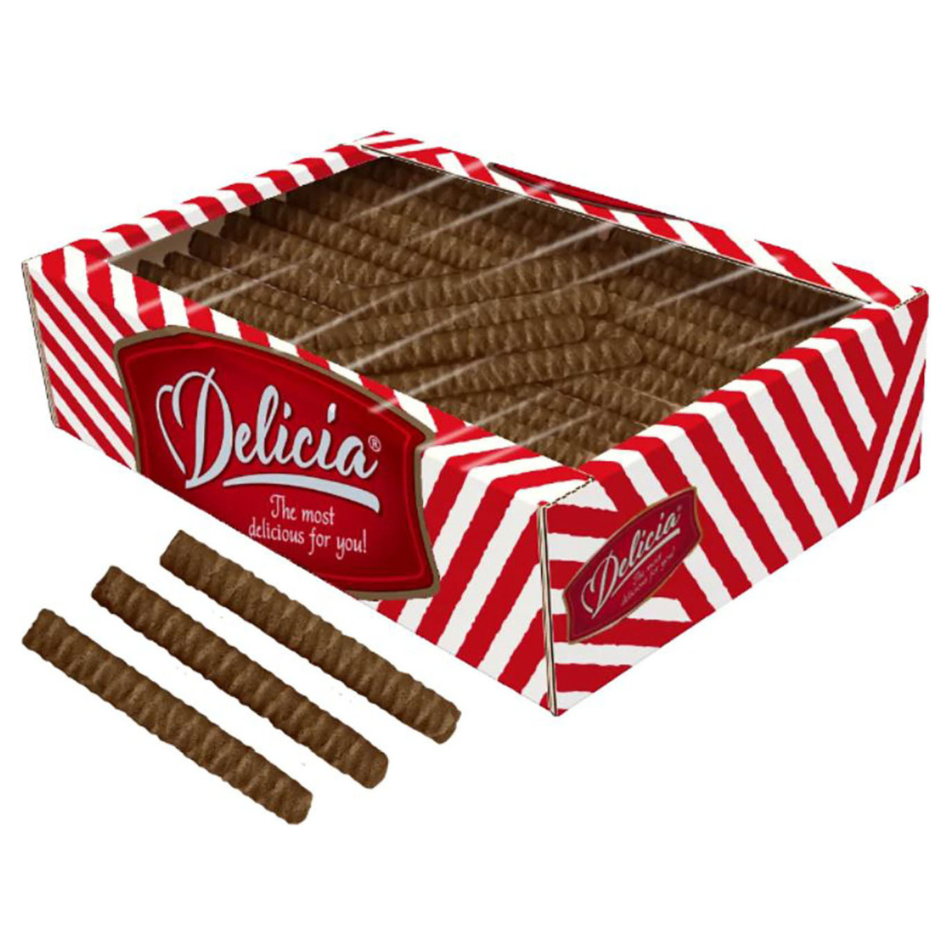 Waffles Delicia tubes with coconut flavor 2