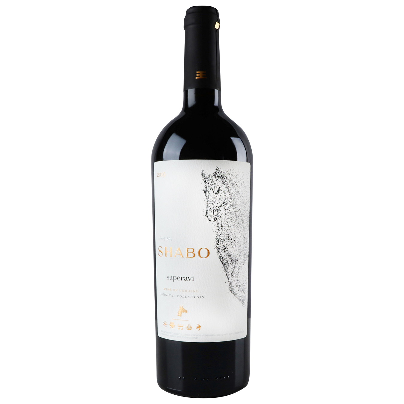 Shabo Saperavi wine 12% 0.75 l