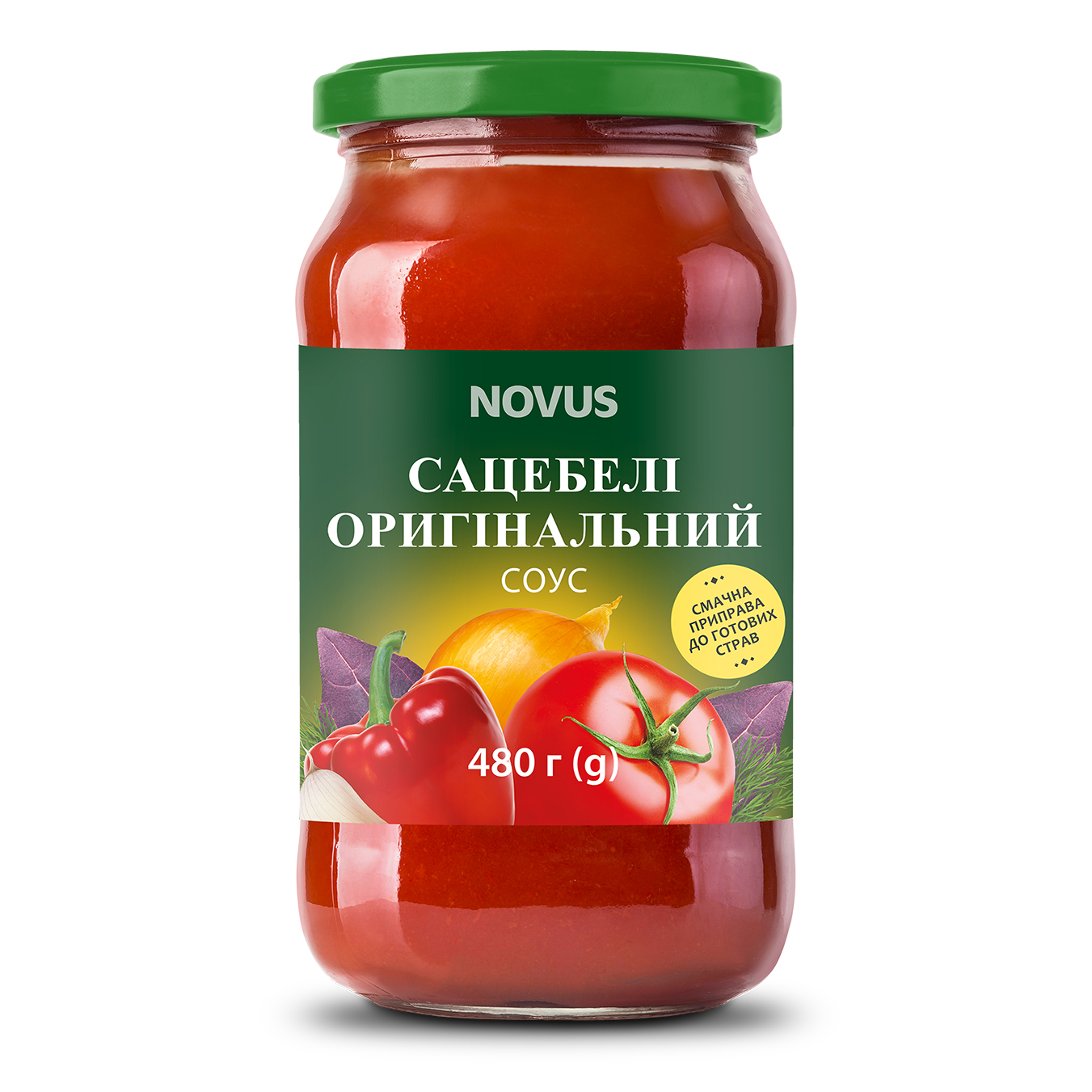 Соус томатний Novus Сацебелі 480г