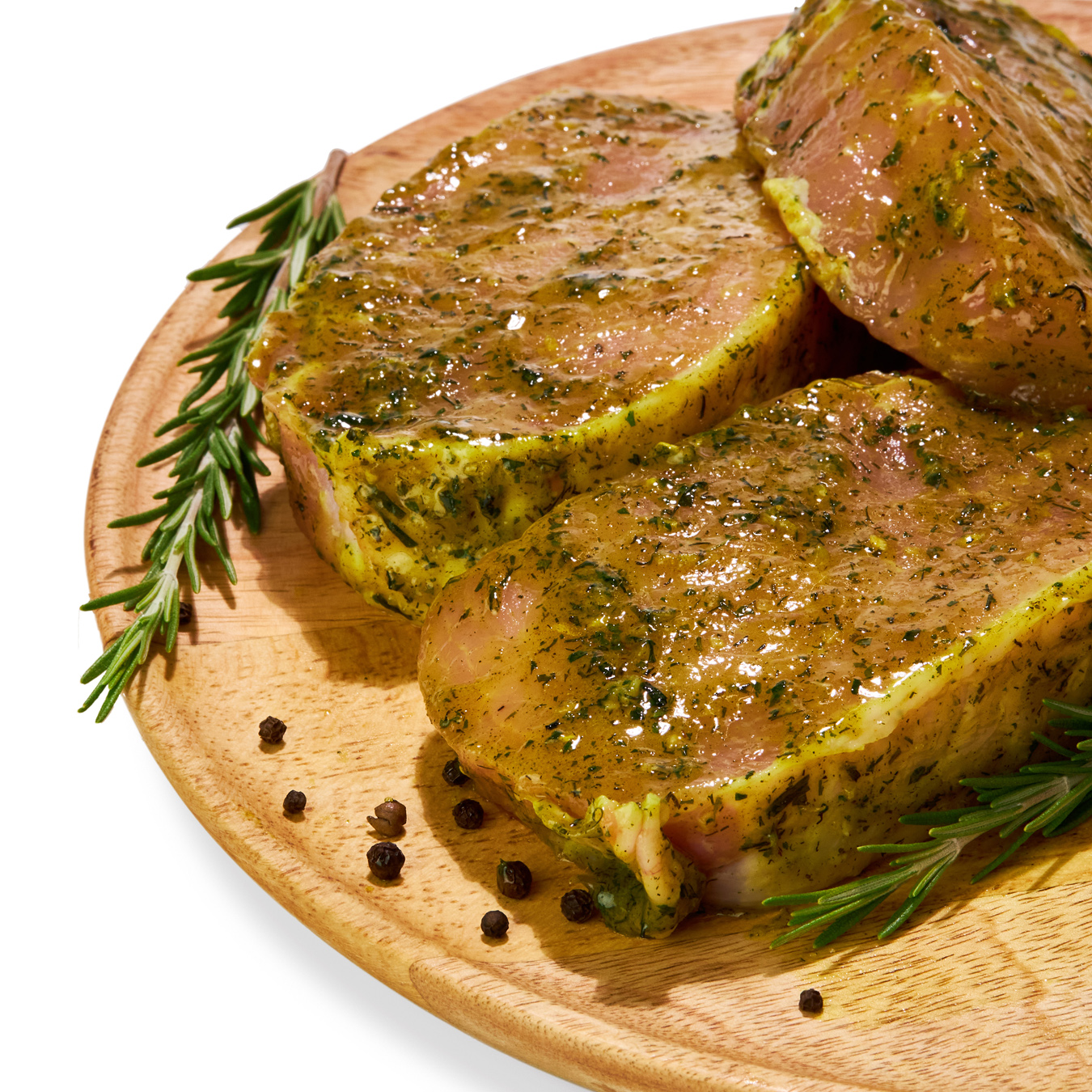 Boneless In Marinade Pork Ribs Steak