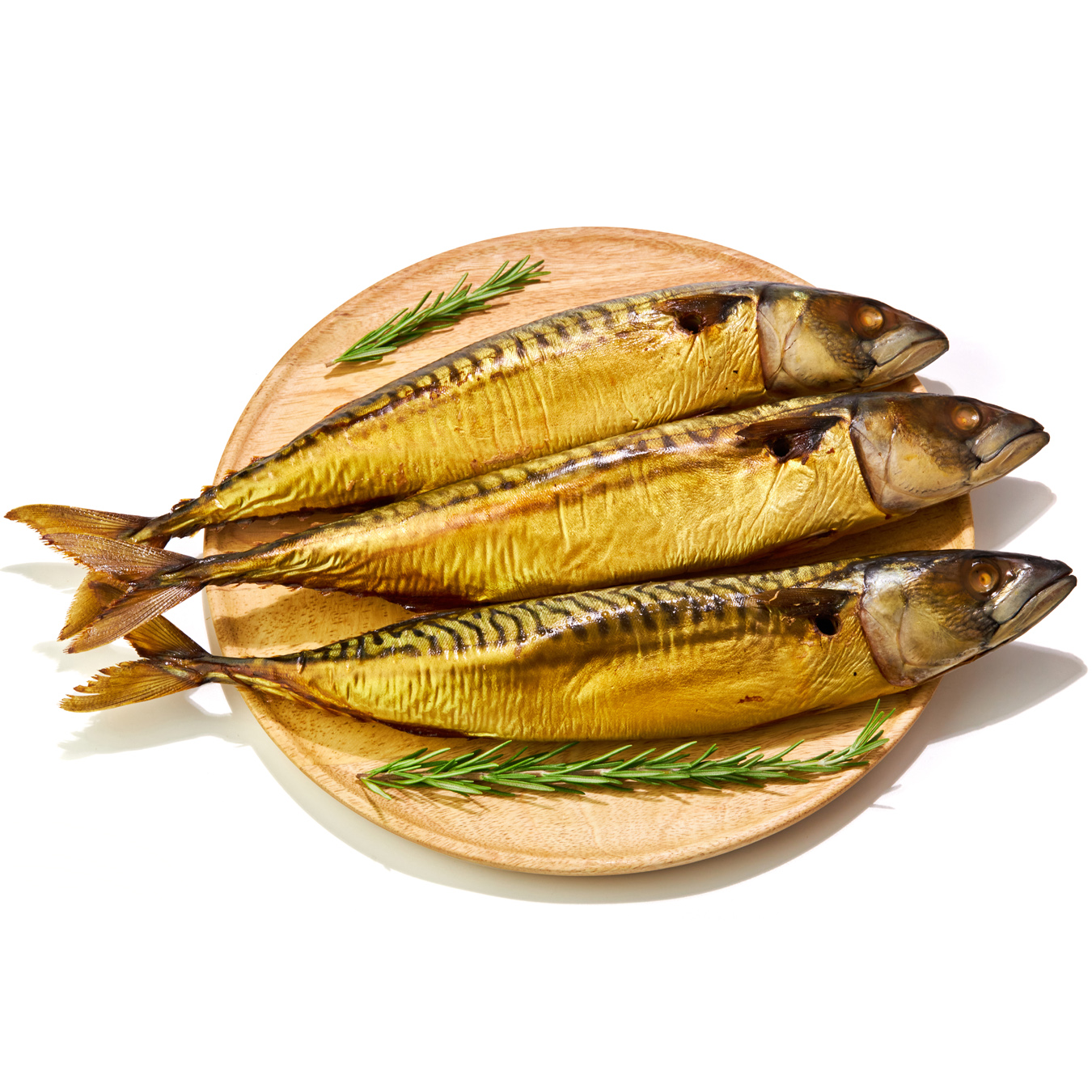 Cold Smoked Mackerel with Head