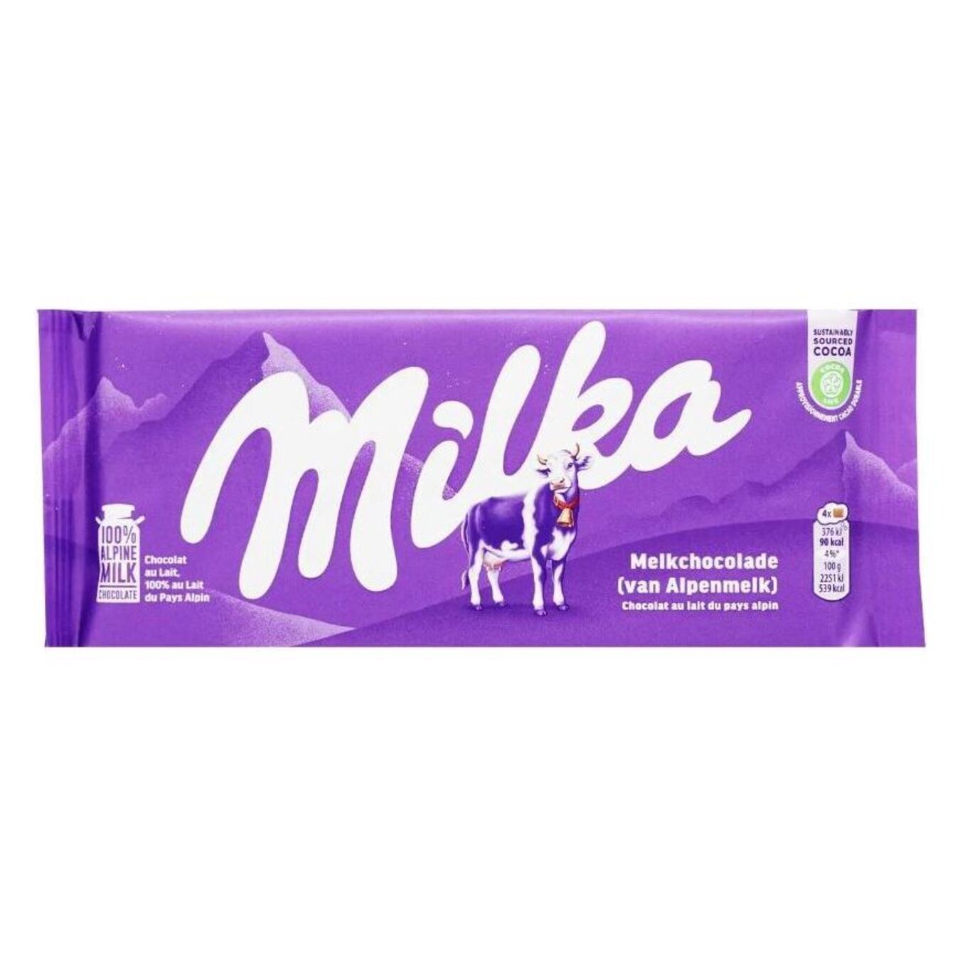 Milka milk chocolate 100g