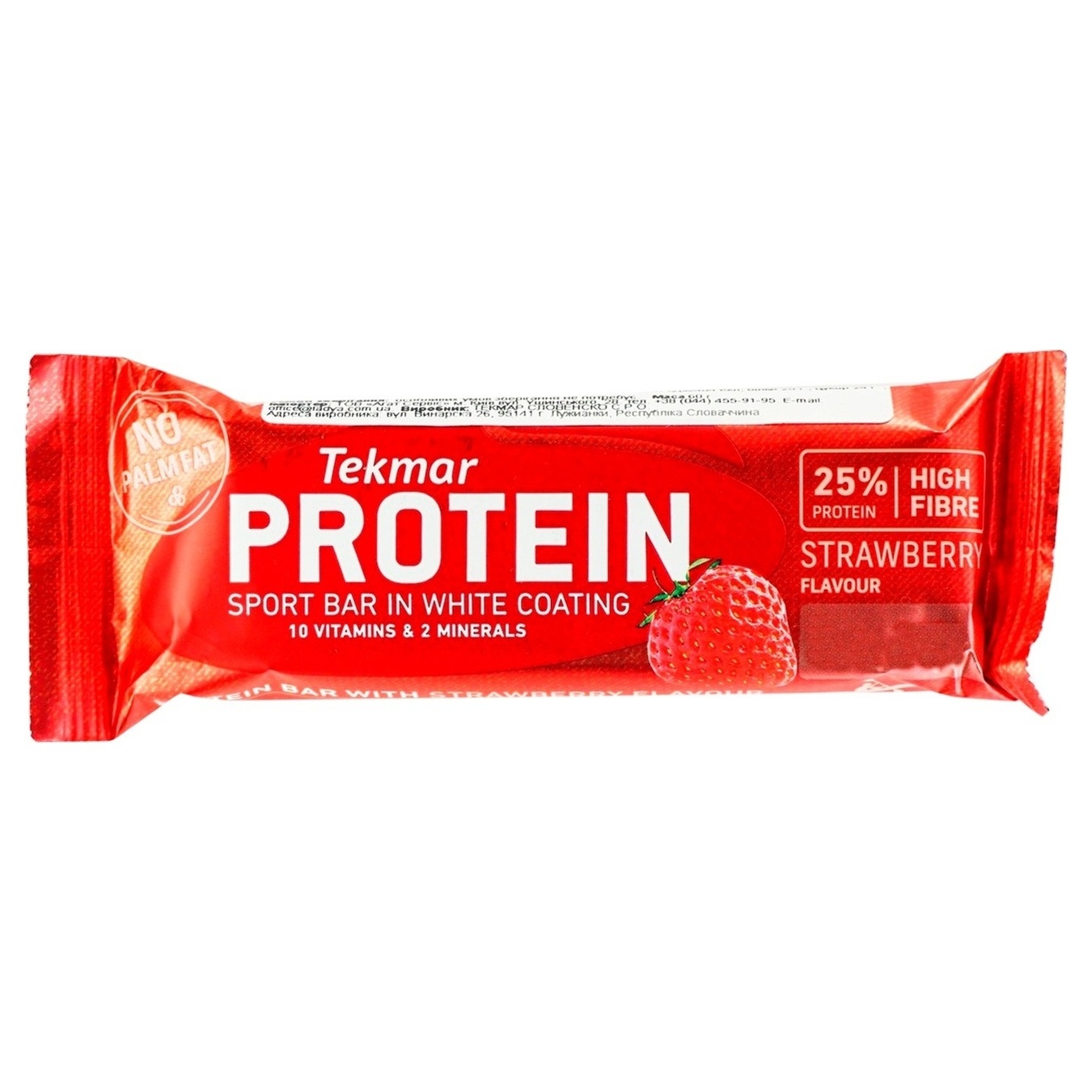 Tekmar protein bar with strawberries 60g