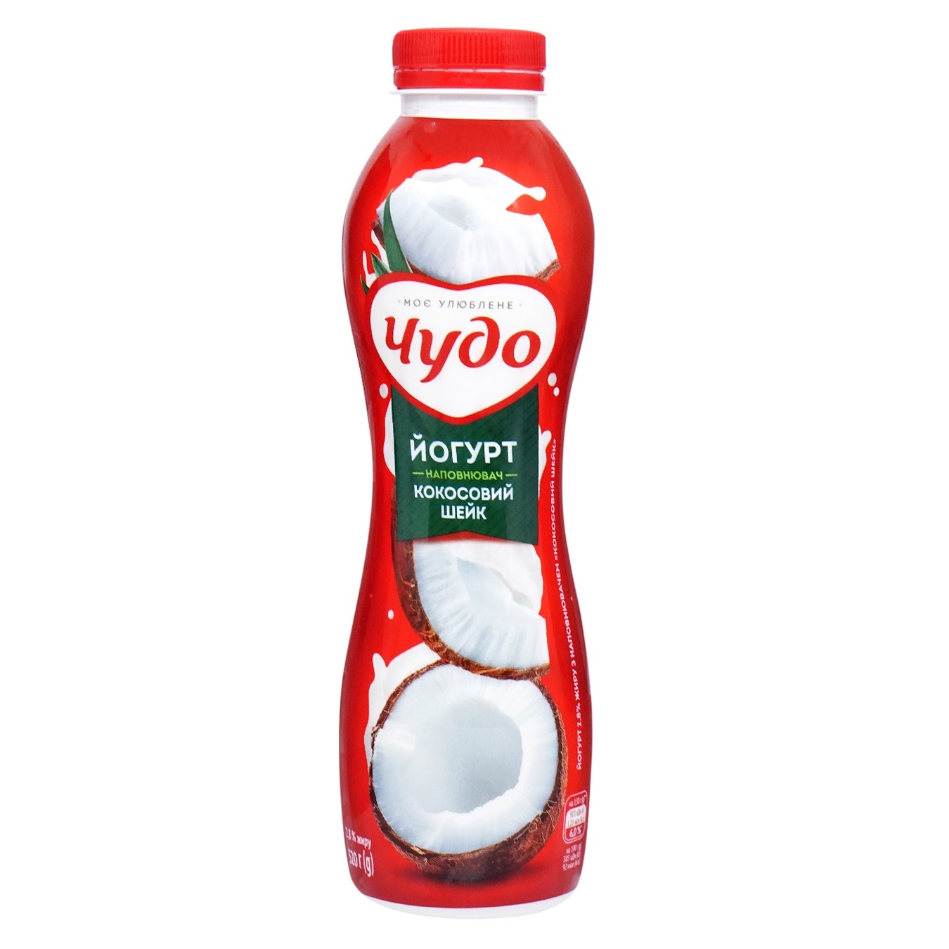 Йогурт Чудо Кокосовый Шейк 2,8% 520г