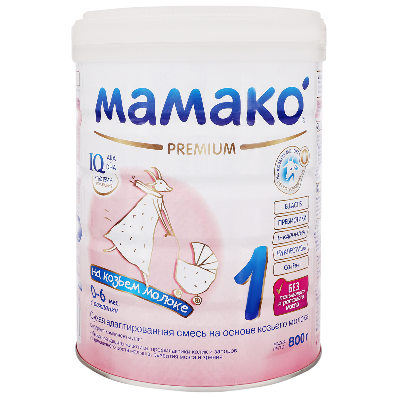 Mamako 1 Premium dry milk mixture for children aged 0 to 6months 800g 