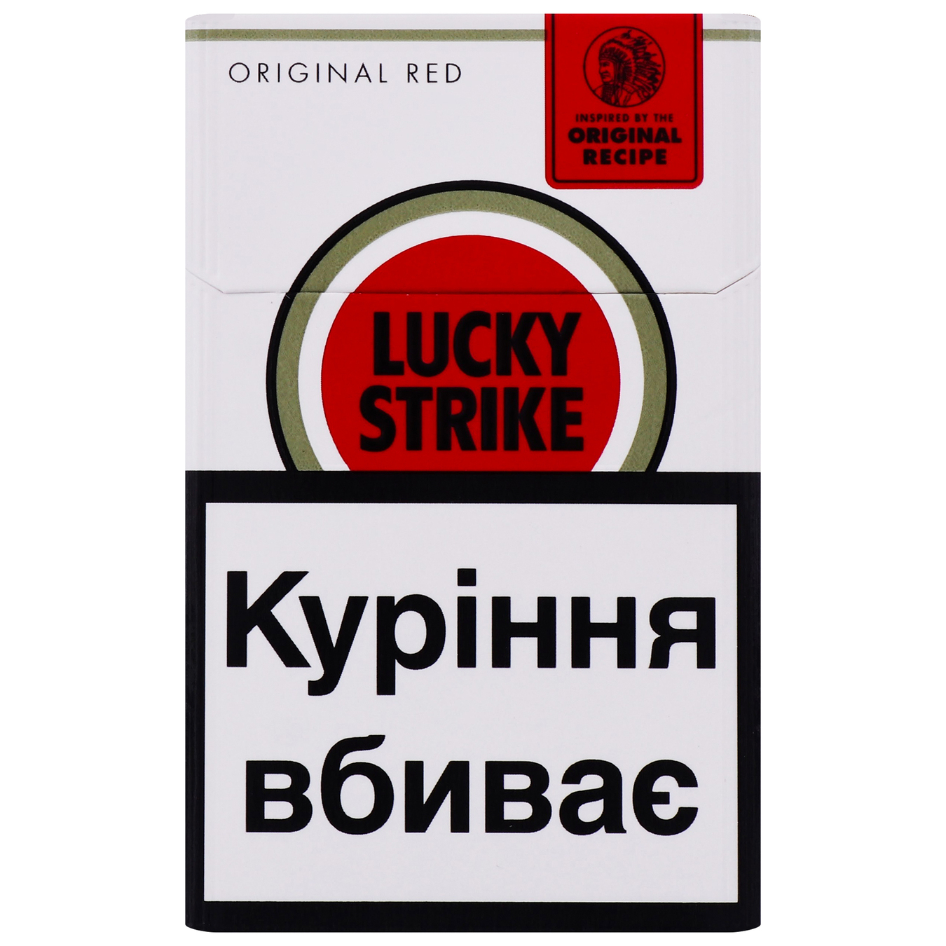 Сигарети Lucky Strike Original Red з фільтром 20шт (ціна вказана без акцизу)