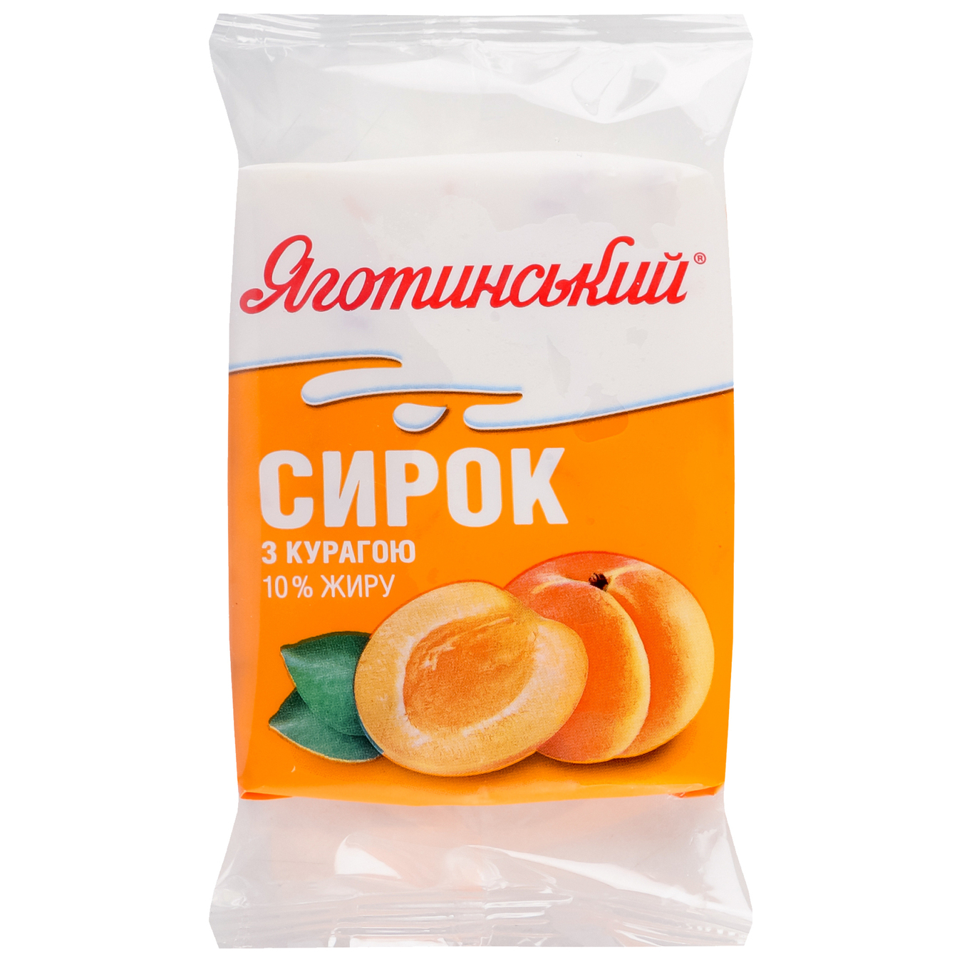 Yagotynske Sweet cottage cheese with dried apricots 0,1 180g 