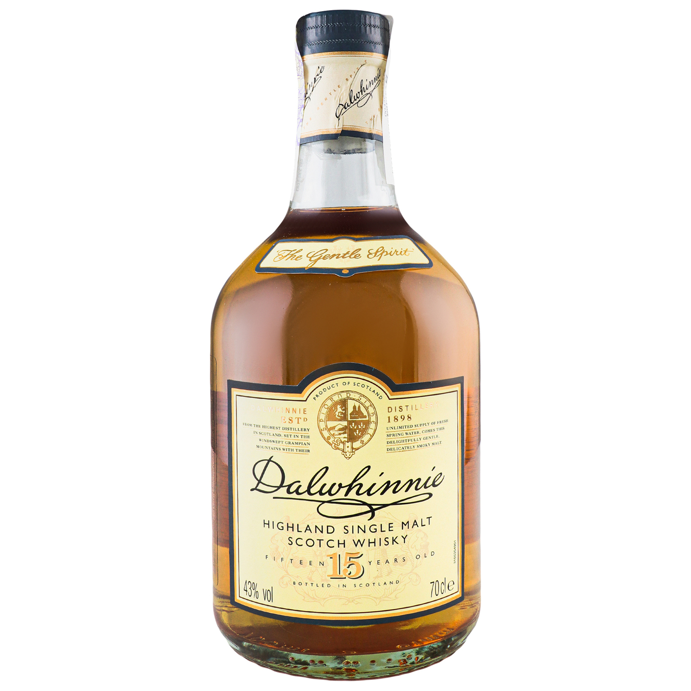 Dalwhinnie Whiskey 15 years old box 0,43 0.7 l 2
