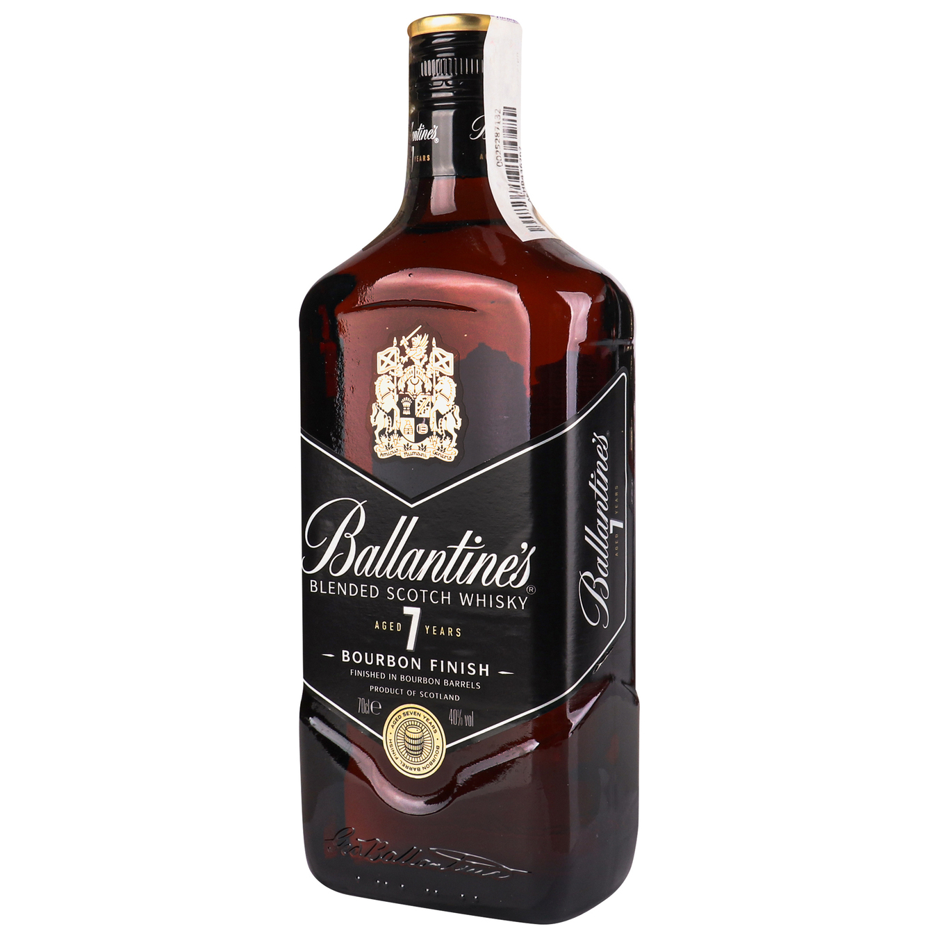 Віскі Ballantine's Bourbon Finish шотландське купажоване 40% 0.7л 3
