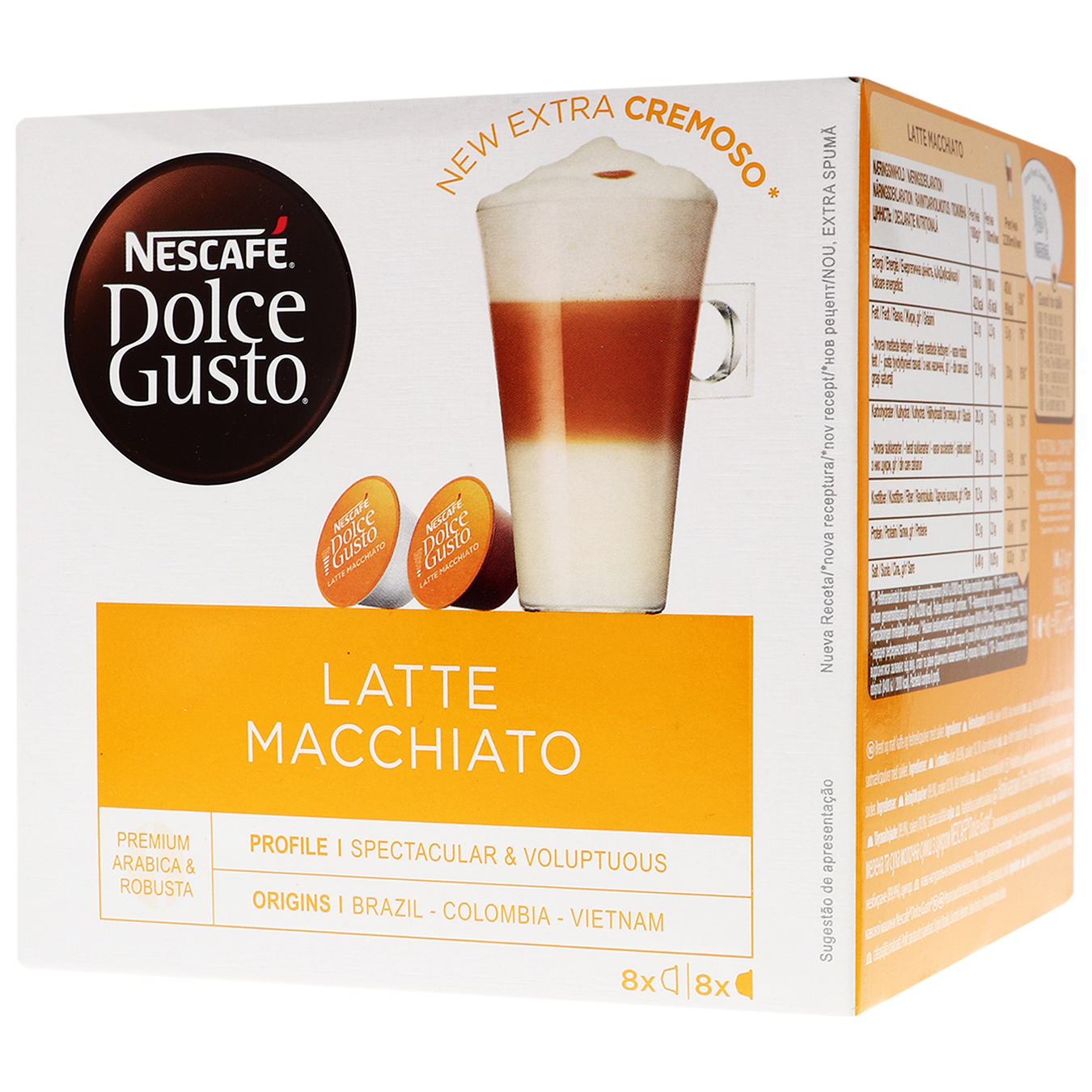 Напій кавовий Nescafe Dolce Gusto Latte Macchiato 183.2г 4