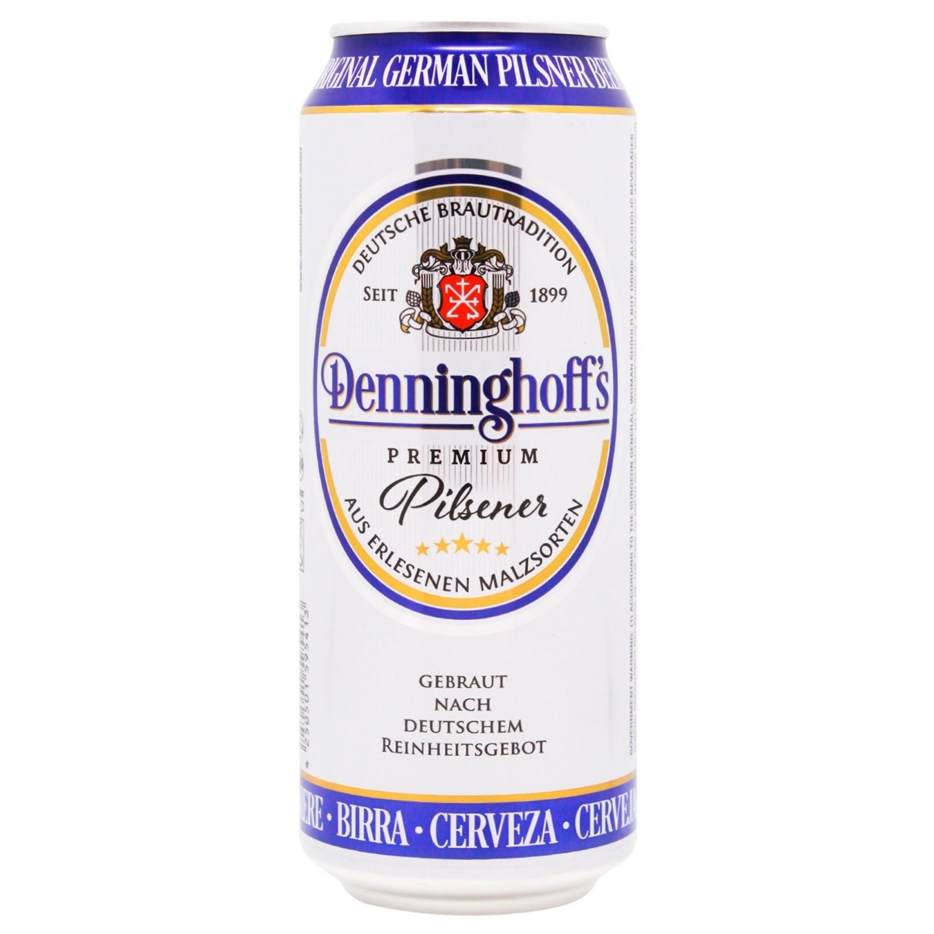 Пиво светлое Denninghoff's Pilsner 4,9% 0,5л