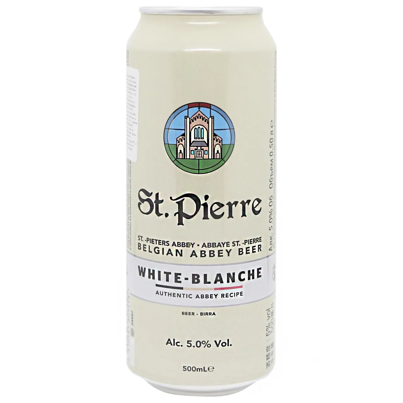 St. Pierre Blanche Light beer 5% 0.5 l