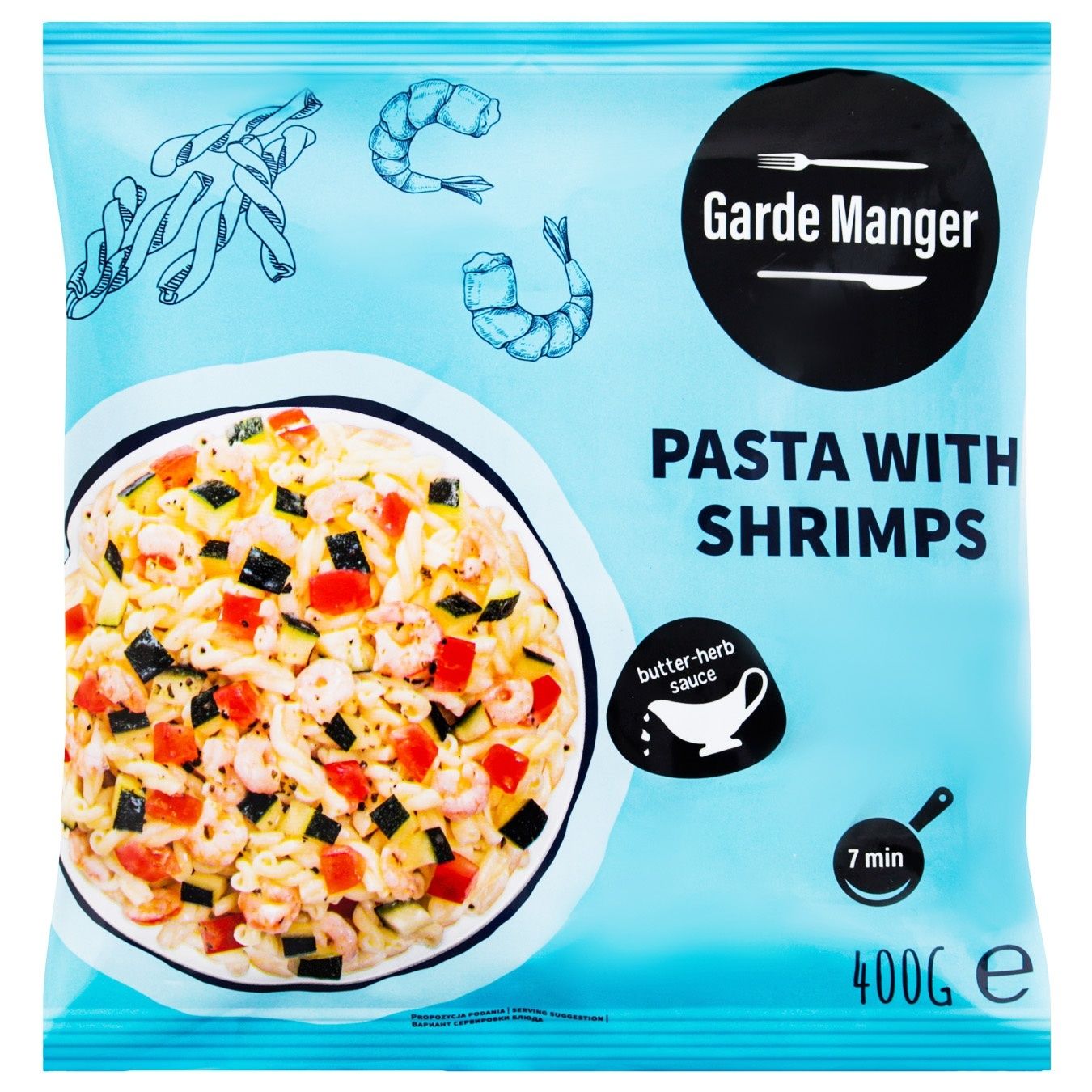 Garde Manger pasta with shrimp 400g
