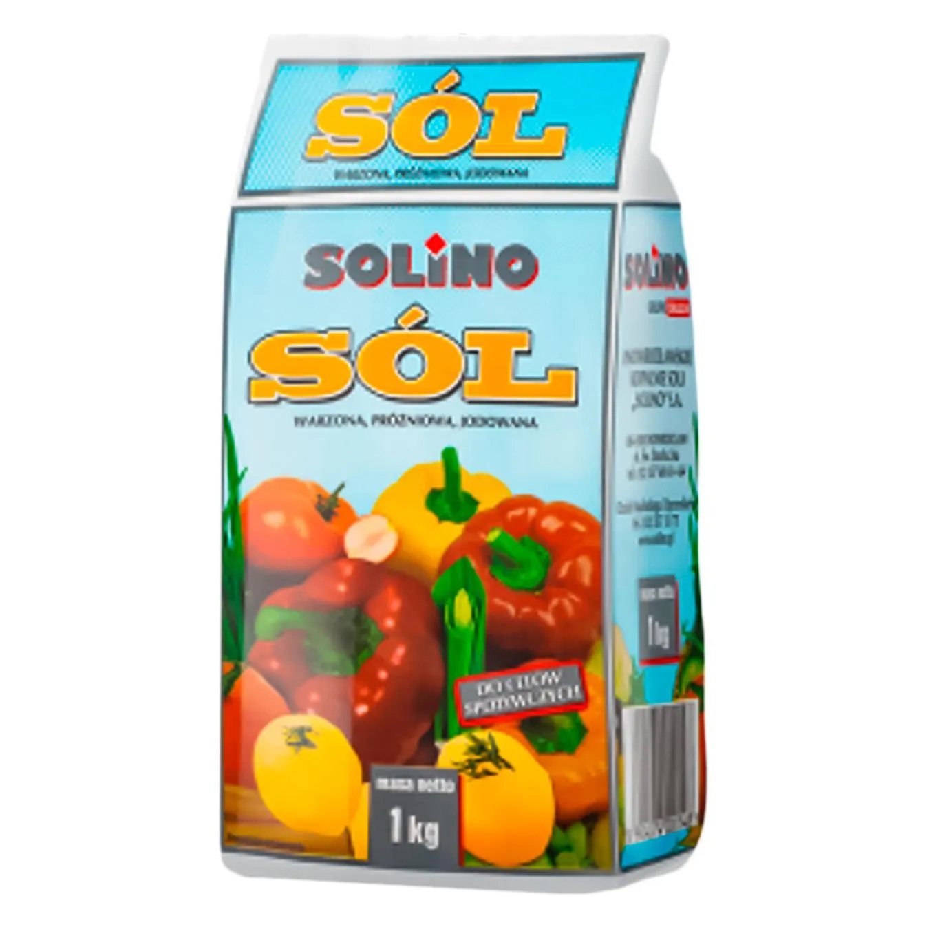 Сіль Solino кухонна йодована 1кг