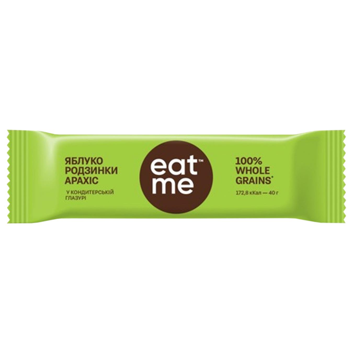 EatMe cereal raisin-apple-nut bar 40g