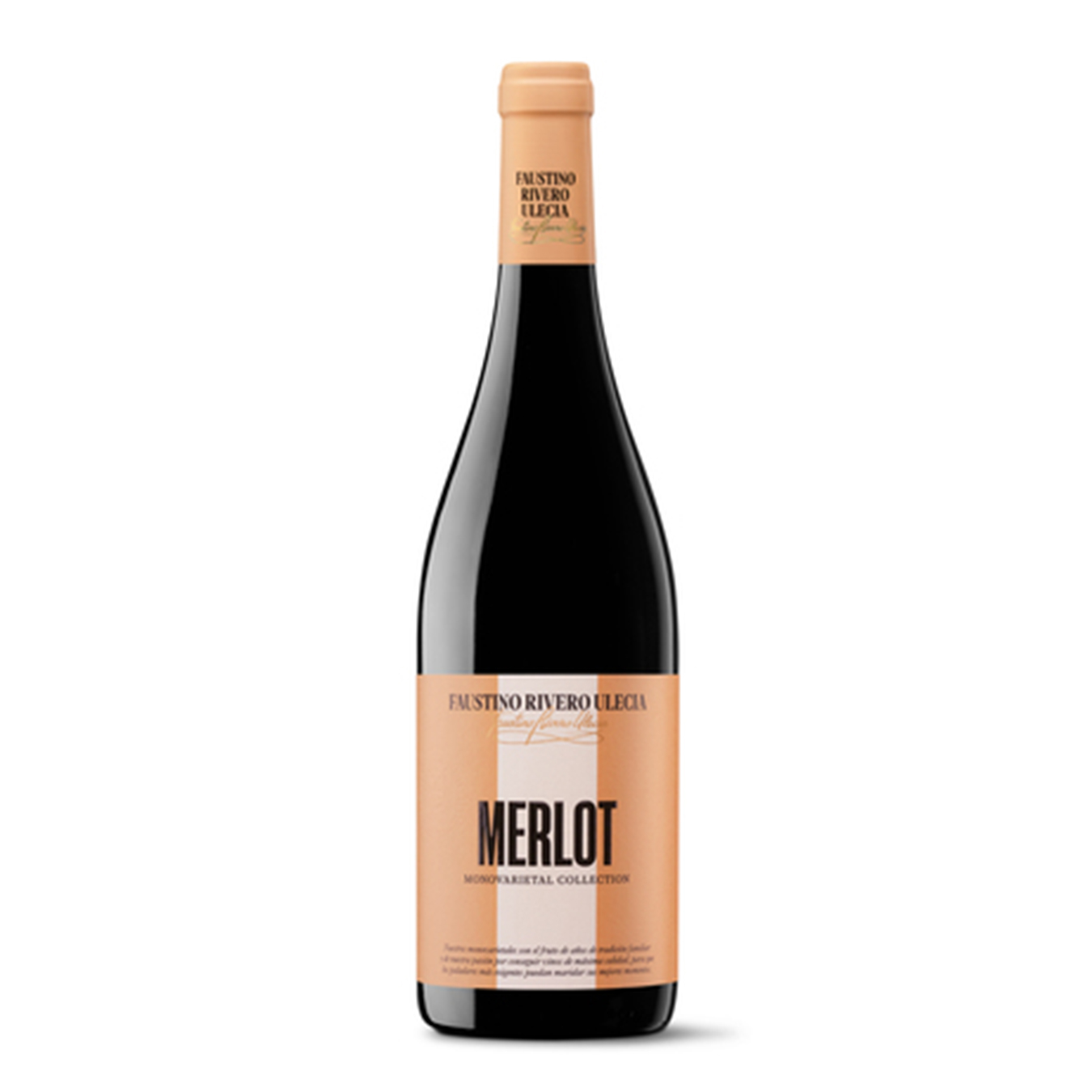 Вино Faustino Rivero Ulecia Merlot красное сухое 13% 0,75л