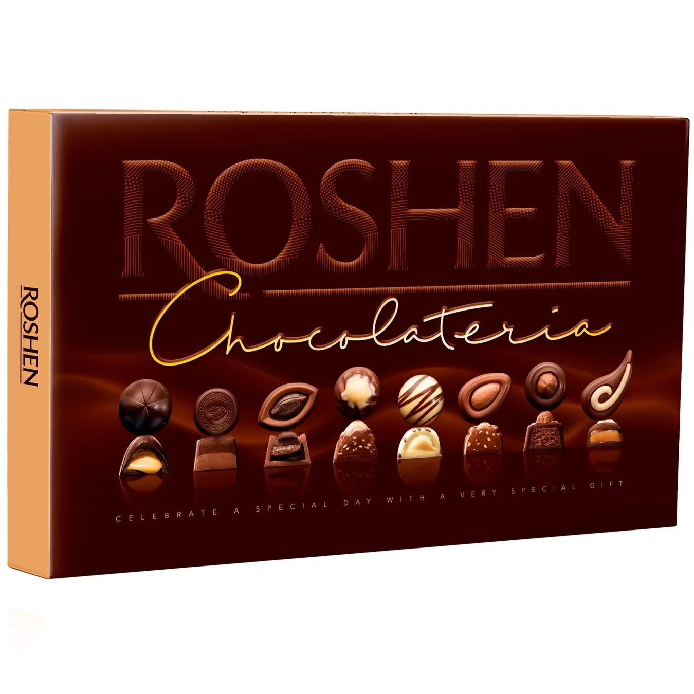 Цукерки в коробці Рошен Chocolateria 256г