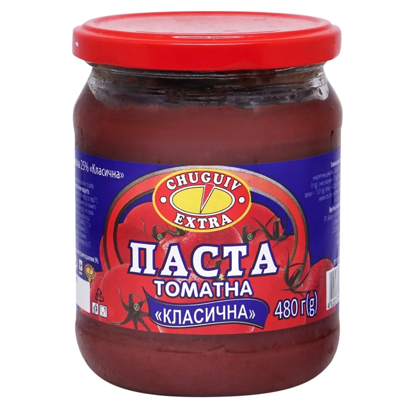 Паста томатна Чугуєв Extra Класична 25% 480г