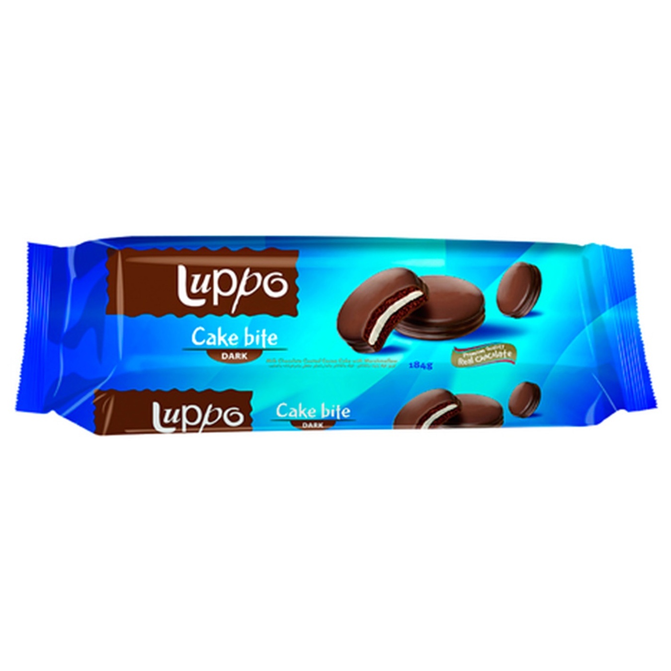 Кекс Luppo ŞÖLEN з какао і маршмеллоу в молочному шоколаді 184г