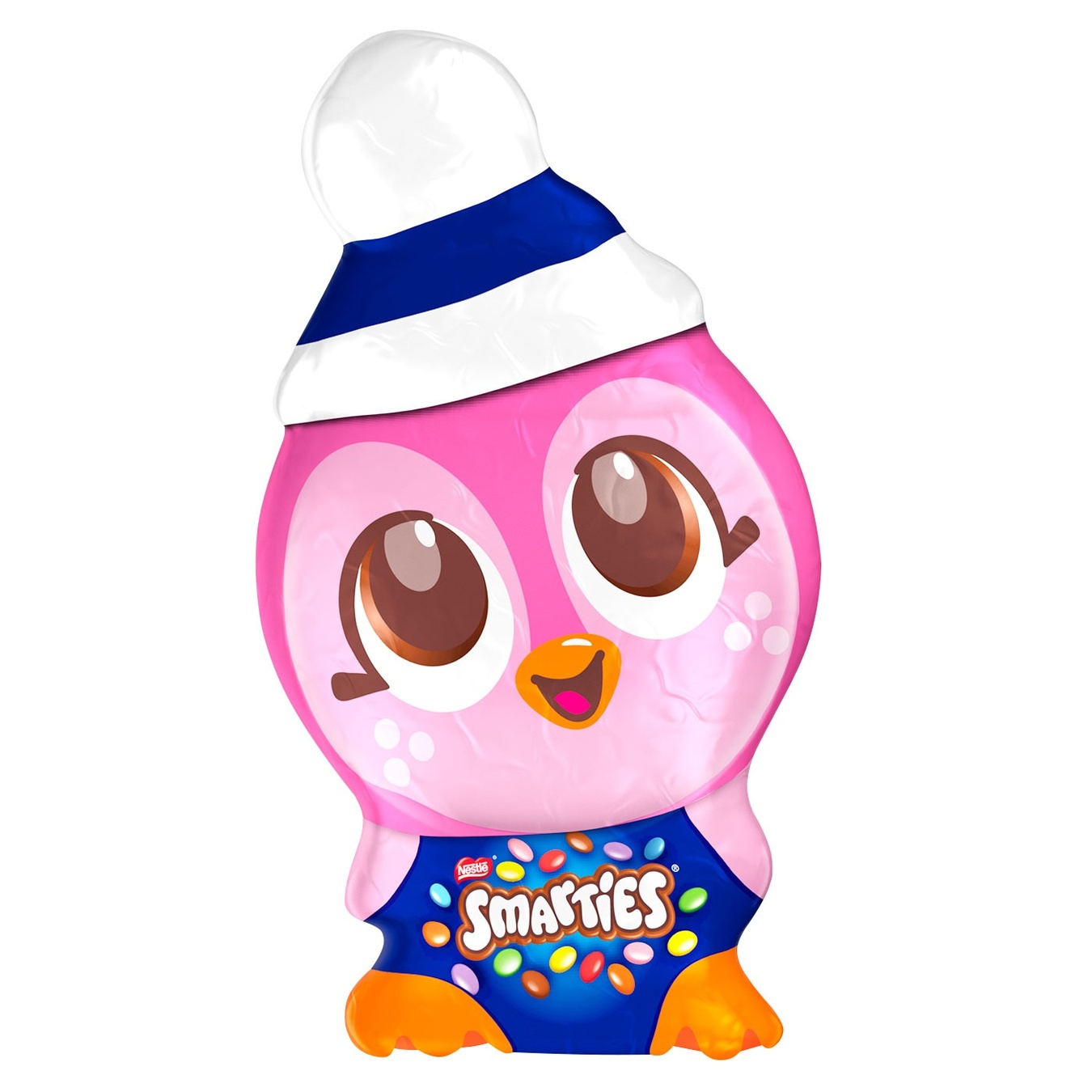 Фігурка шоколадна Smarties Пінгвін з кольоровим драже 85г 2