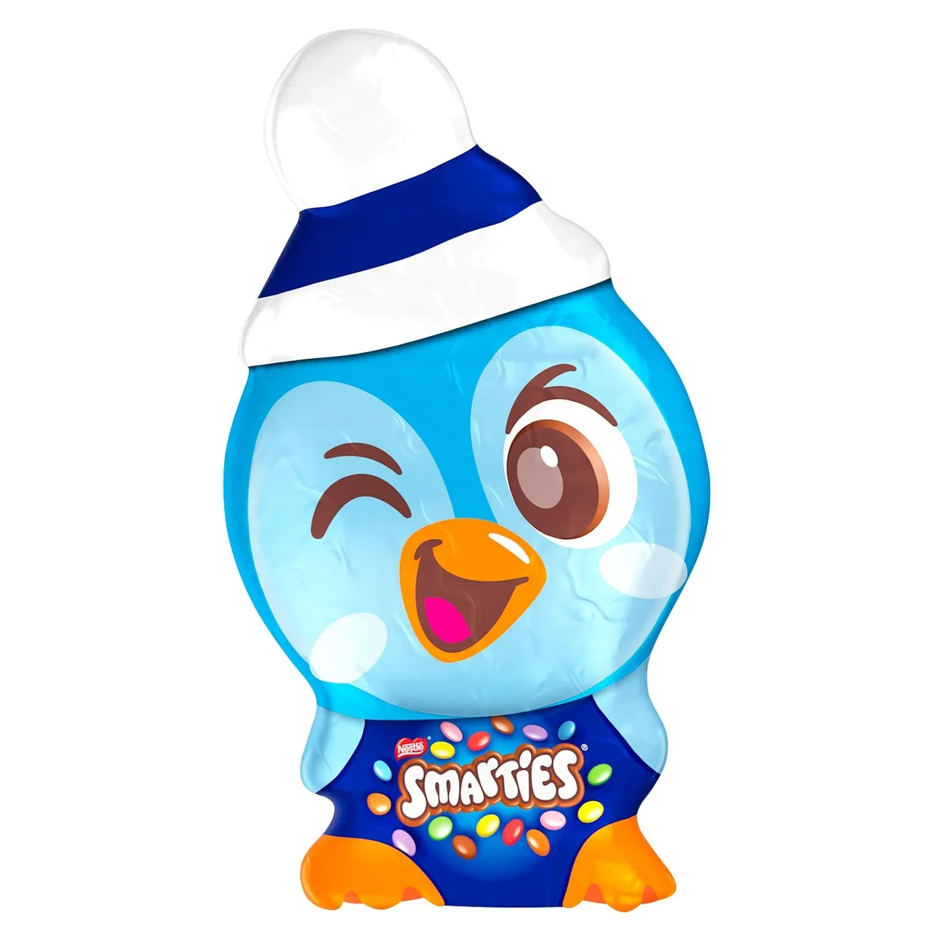 Фігурка шоколадна Smarties Пінгвін з кольоровим драже 85г 4