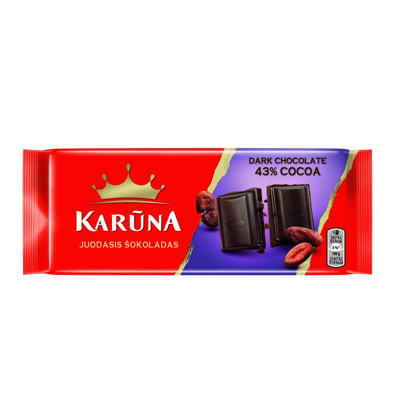 Karuna dark chocolate 80g