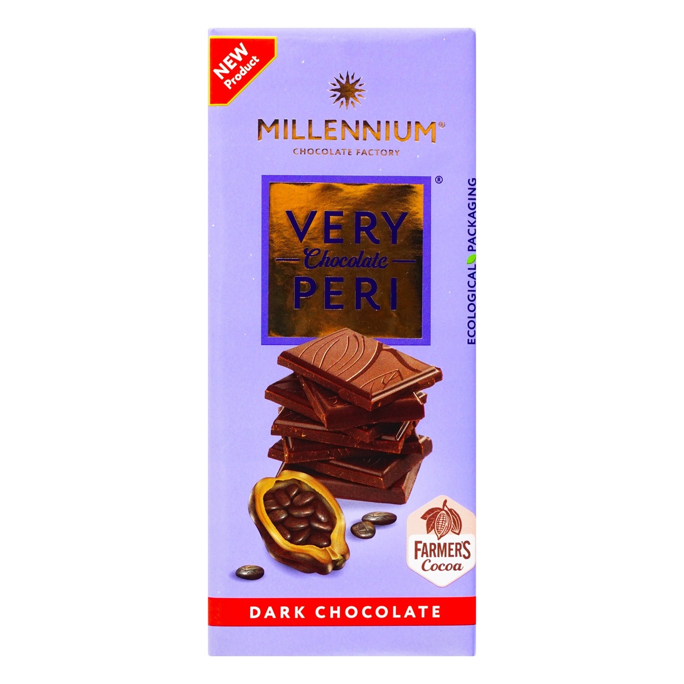 Шоколад Very Peri чорний Millennium 85г