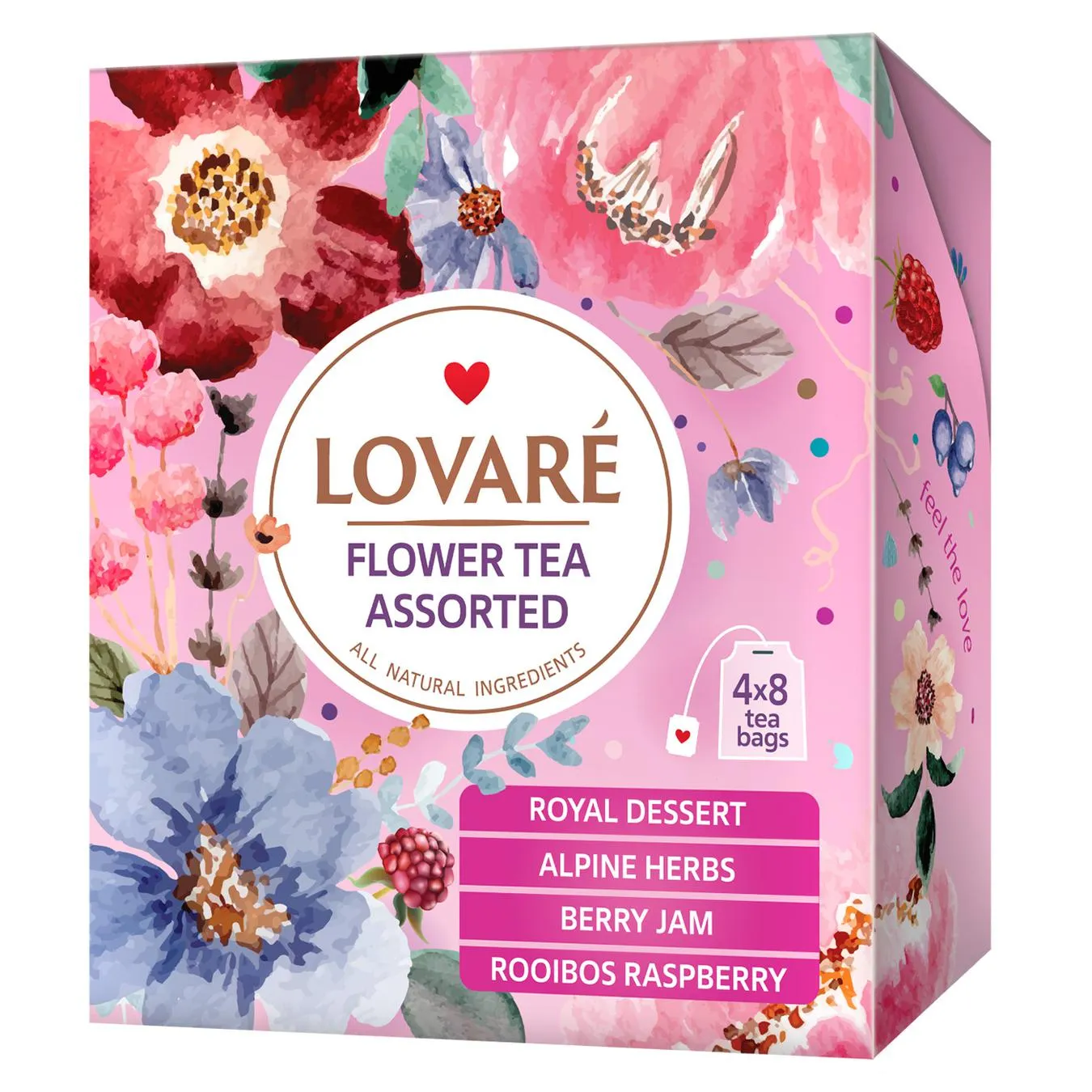 Lovare Assorted flower tea 32x1.5g
