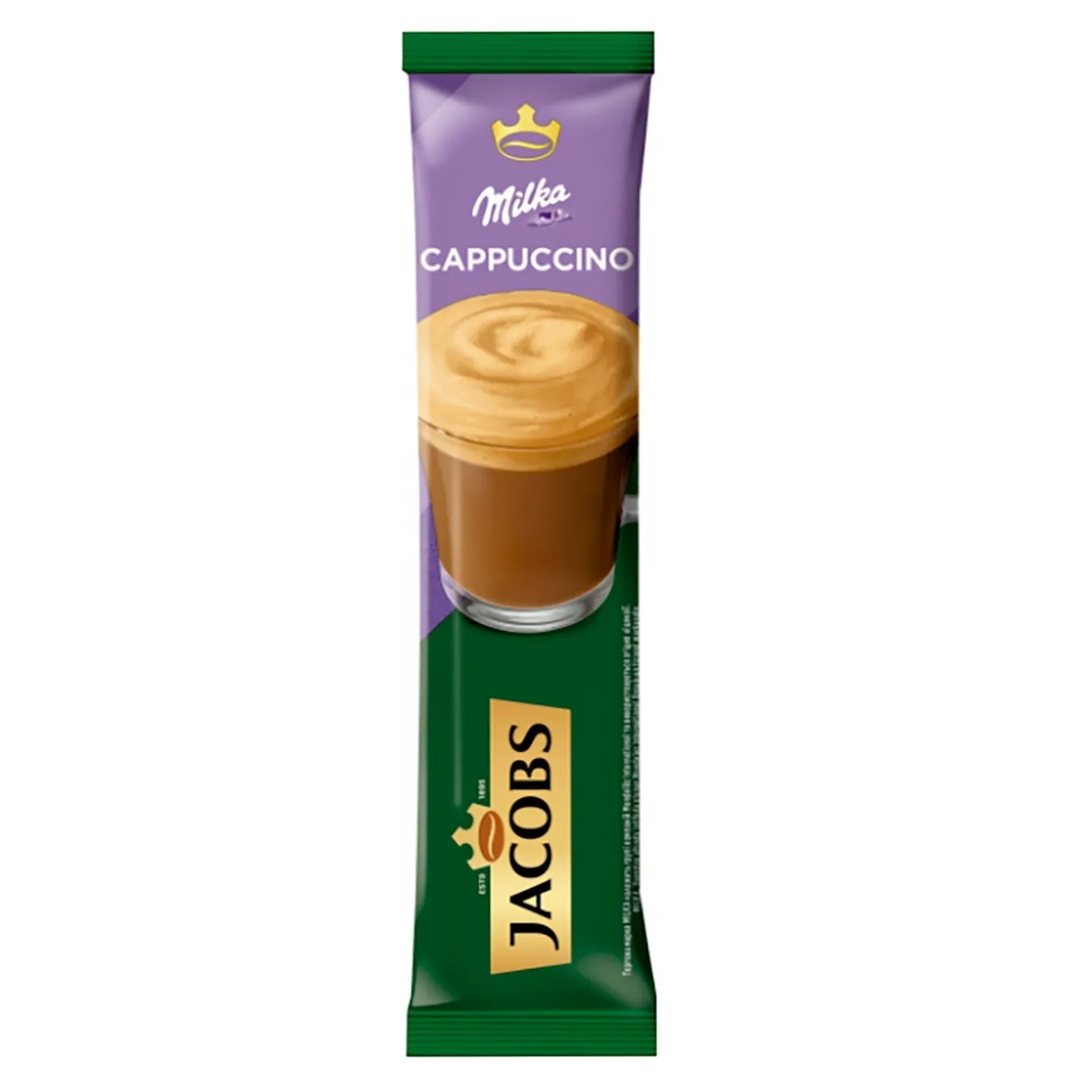 Coffee drink Jacobs Milka Cappuccino instant 18g