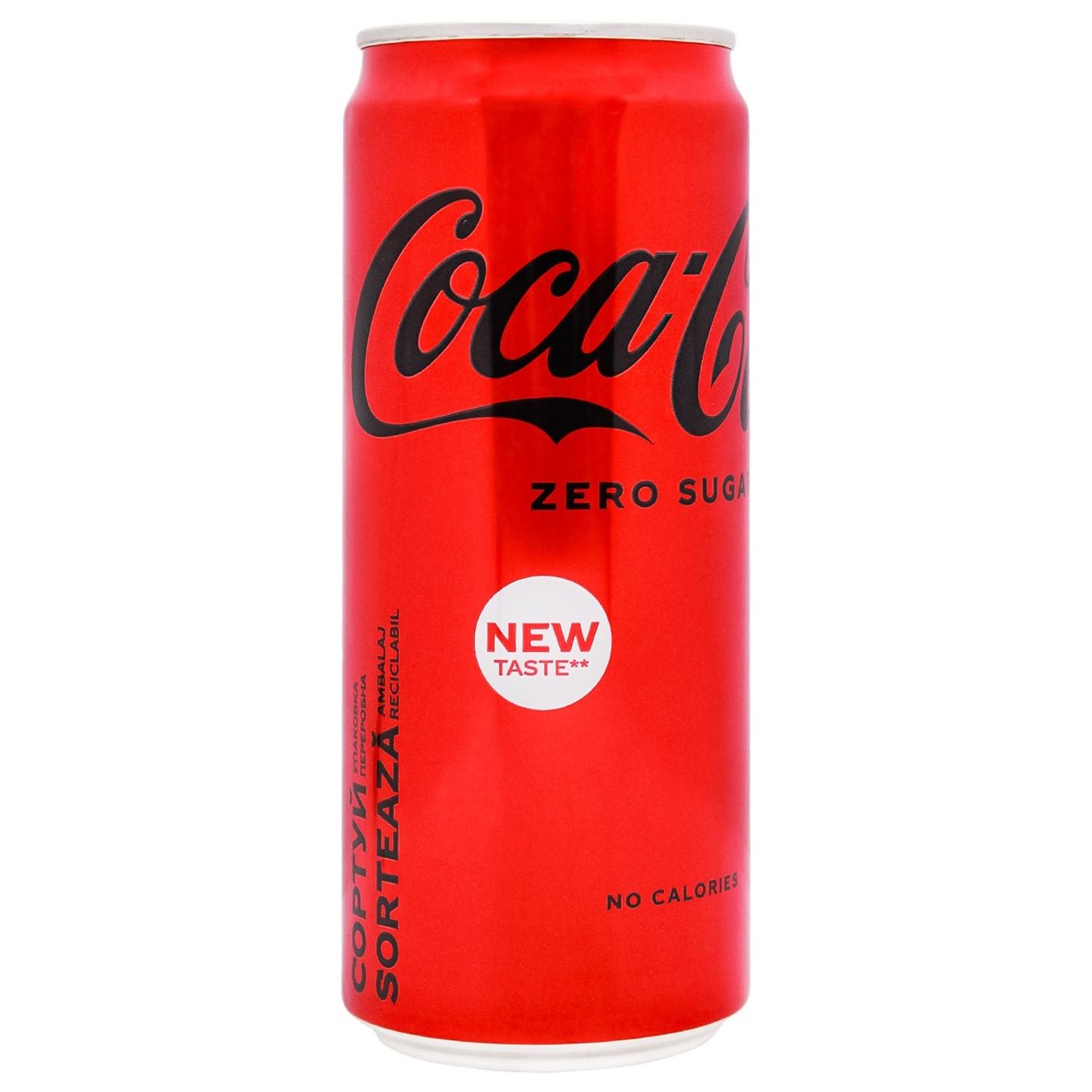 Coca-Cola Zero Strongly Carbonated Drink 330ml 
