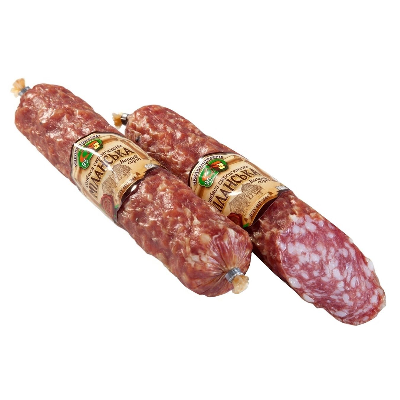 Sausage Ukrprompostach Milanese cured 