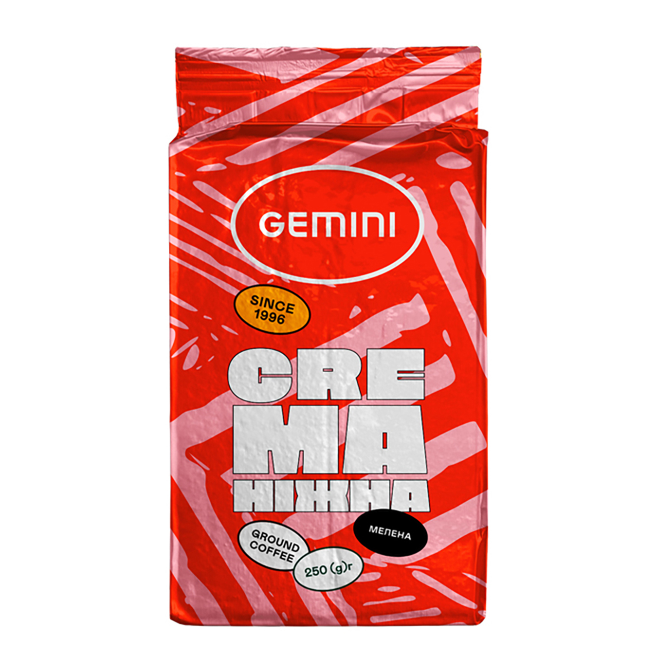 Кава Gemini Crema натуральна смажена мелена 250г