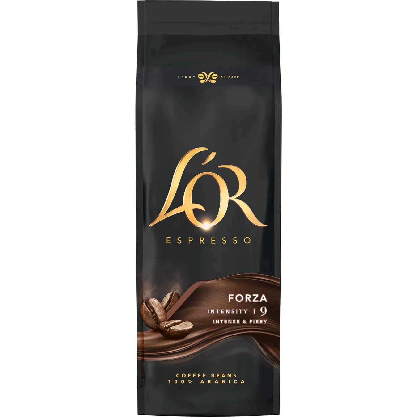 Кава L'or Espresso Forza смажена в зернах 500г