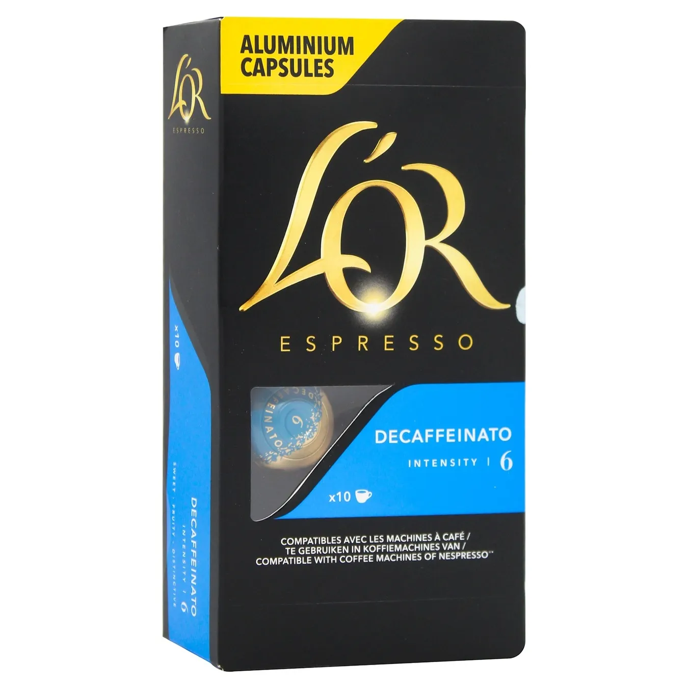 Кофе L’Or Espresso Decaffeinato капсульная молотая 10х5,2г 2