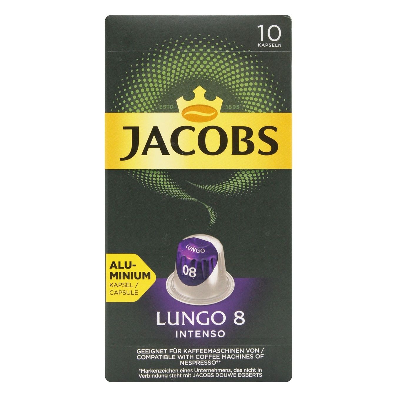 Кава Jacobs Espresso Lungo мелена капсула 10х5г