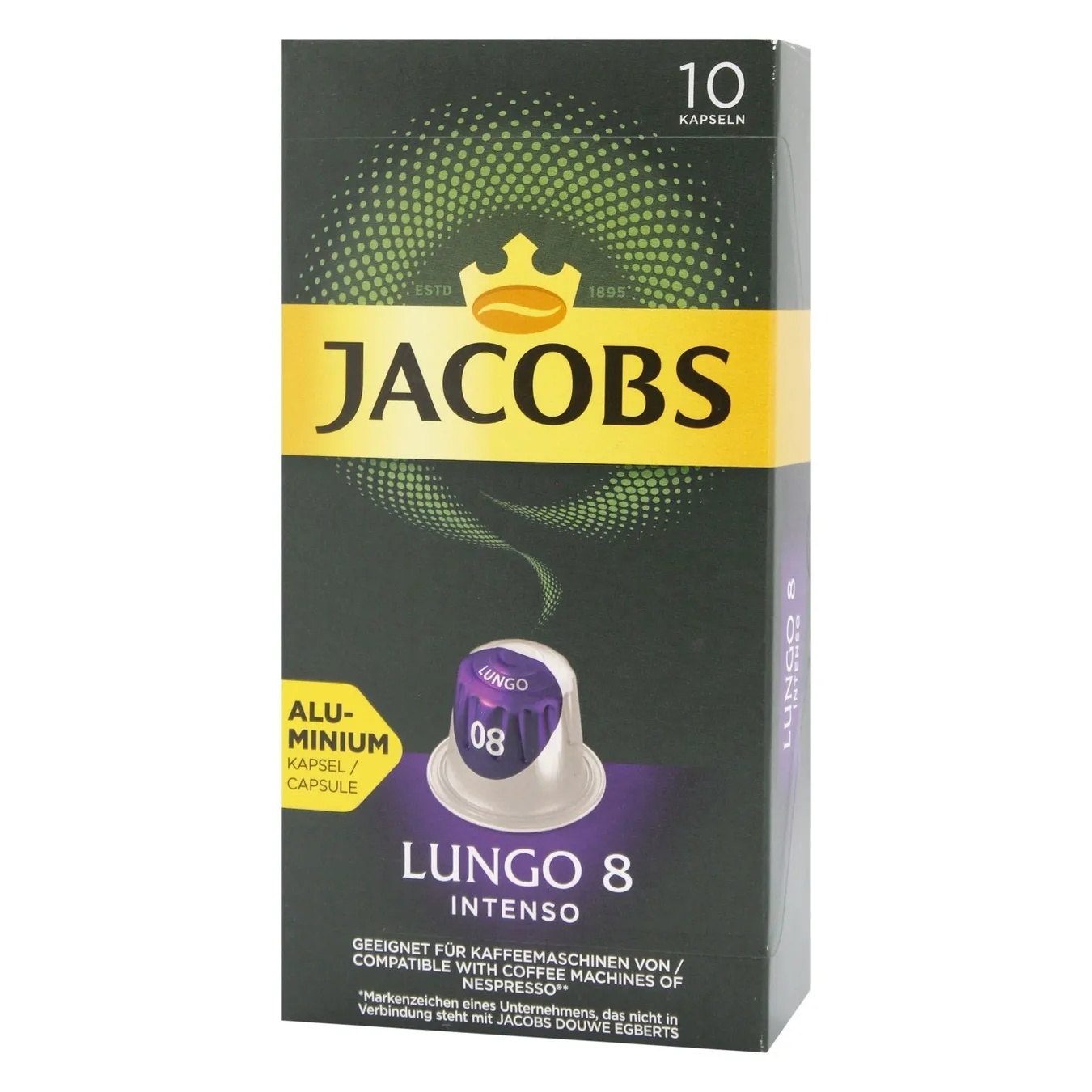 Кофе Jacobs Espresso Lungo мелена капсула 10х5г 2
