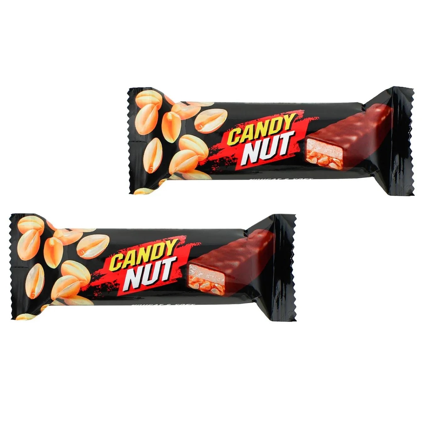 Конфеты Roshen Candy Nut нуга и мягкая карамель с арахисом