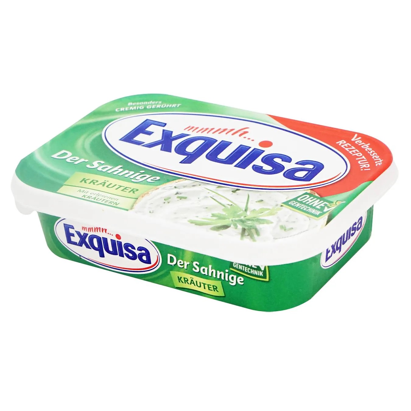 Сир Exquisa вершковий м'який з травами 66% 200г 2