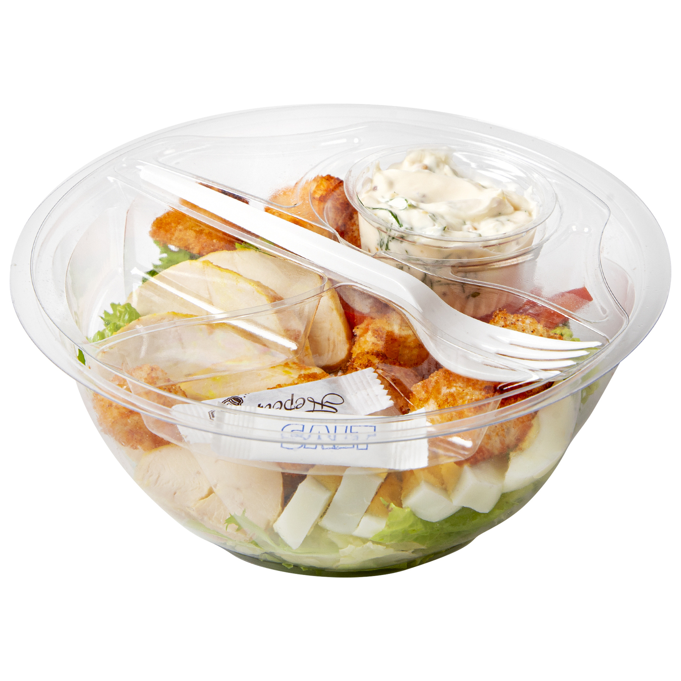 Salad with baked chicken fillet 225g 2