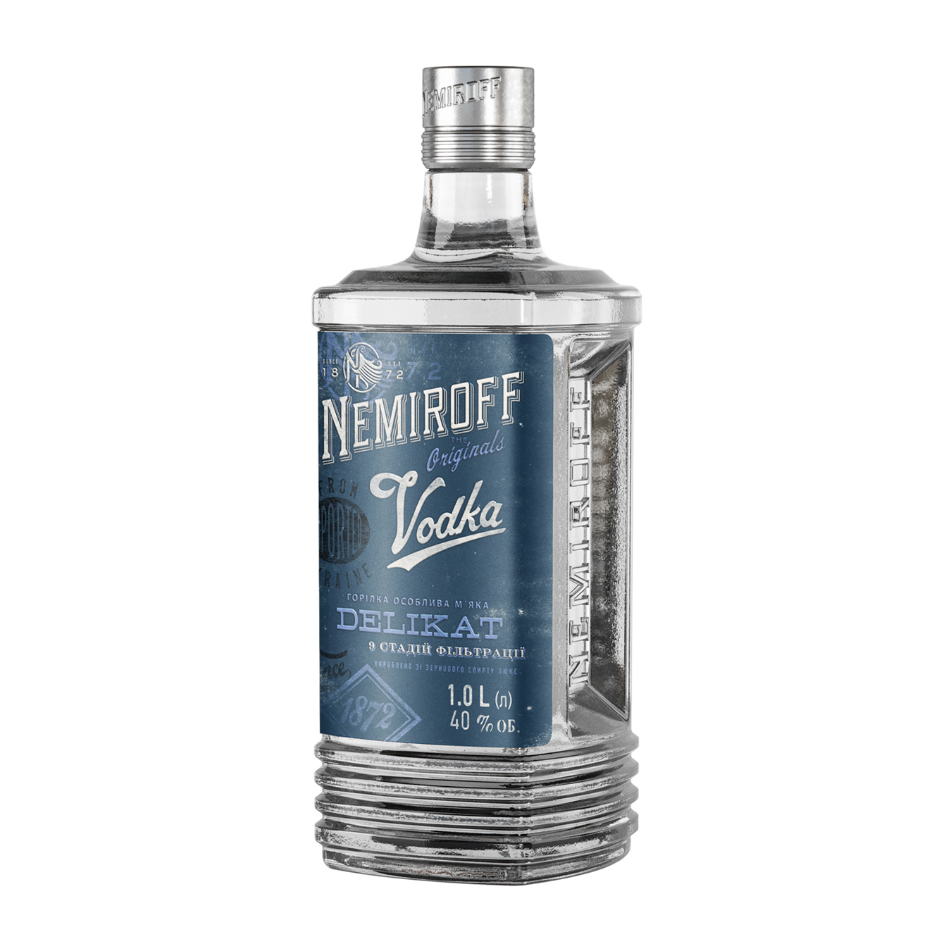 Vodka Nemiroff Stof Delicate Soft 40% 1l 2