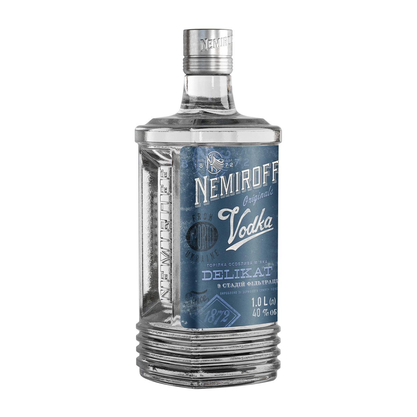 Vodka Nemiroff Stof Delicate Soft 40% 1l 3