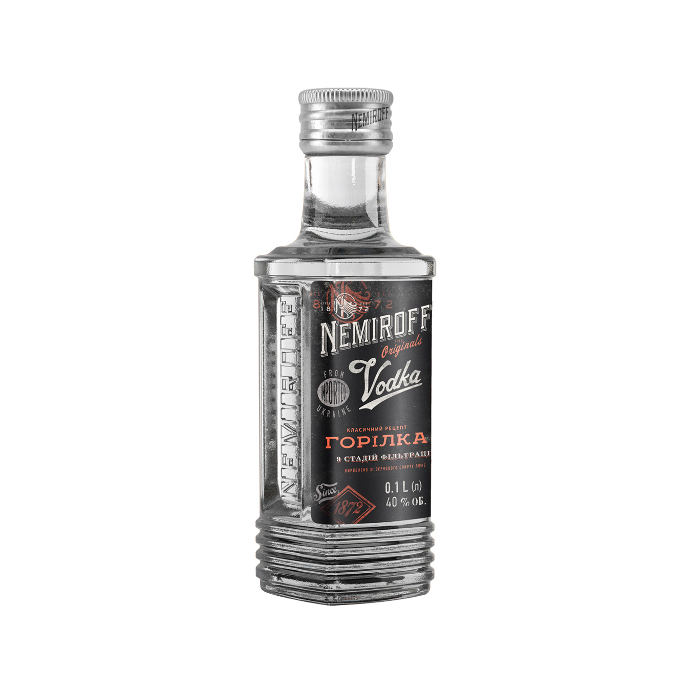 Vodka Nemiroff Shtof Original 40% 0.1 l 3