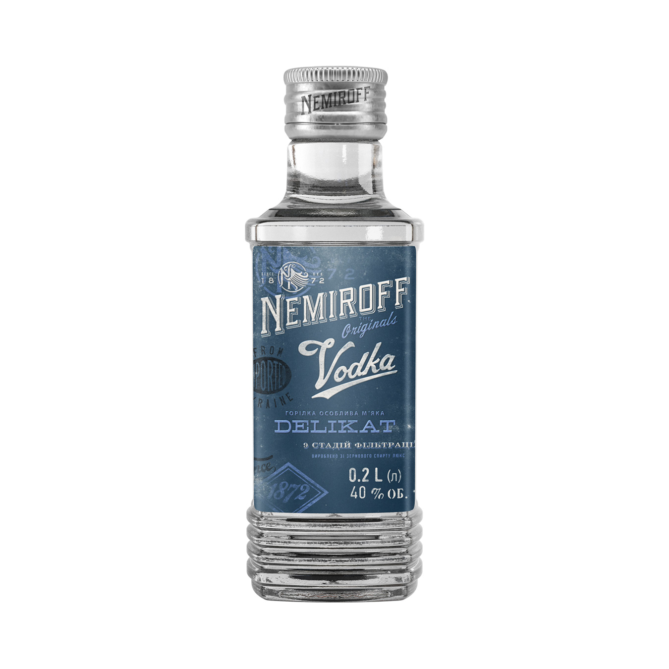 Vodka special Nemiroff Delicat soft Stof 40% 0.2l