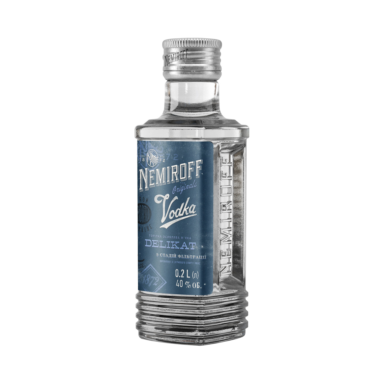 Vodka special Nemiroff Delicat soft Stof 40% 0.2l 2