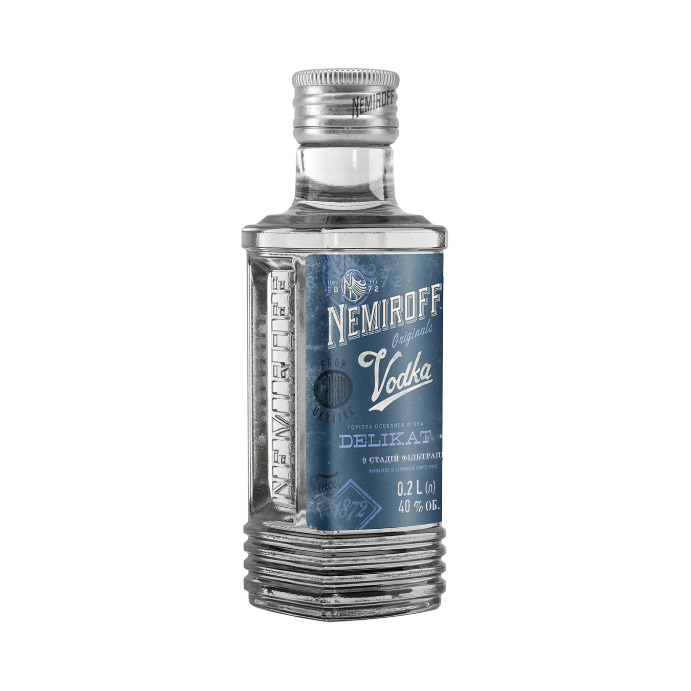 Vodka special Nemiroff Delicat soft Stof 40% 0.2l 3