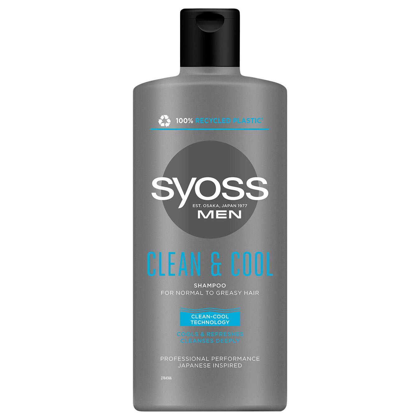 Шампунь SYOSS MEN CLEAN&COOL з Ментолом для нормального та жирного волосся 440мл