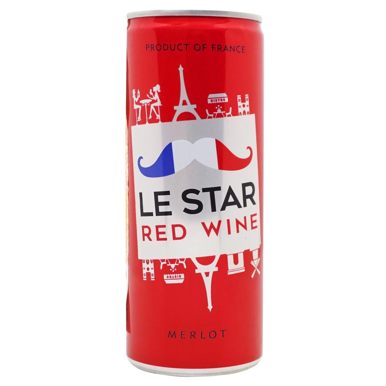 Вино Le Star Merlot IGP Pays d'Oc сухое красное 14% 0,25л