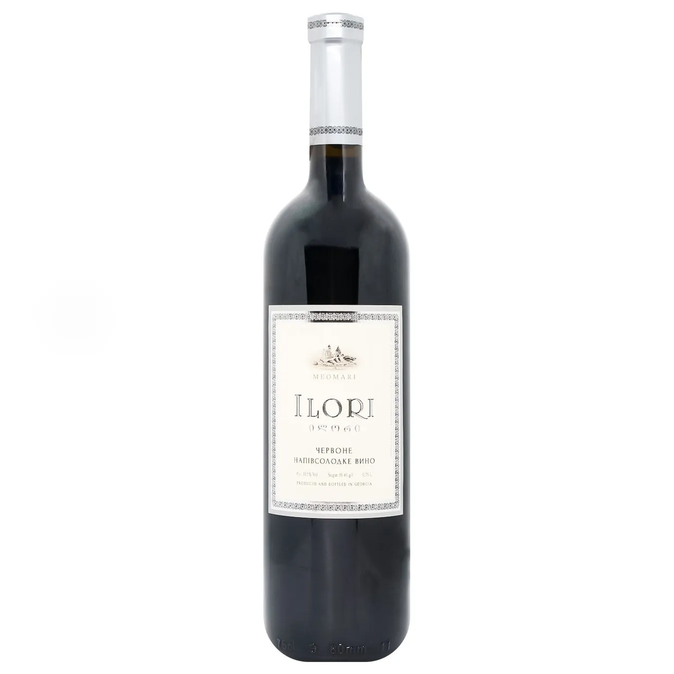Вино Meomari ILORI червоне напівсолодке 12% 0,75л
